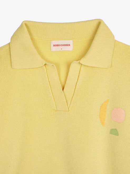 Bobo Choses Lyocell blend knitted polo
