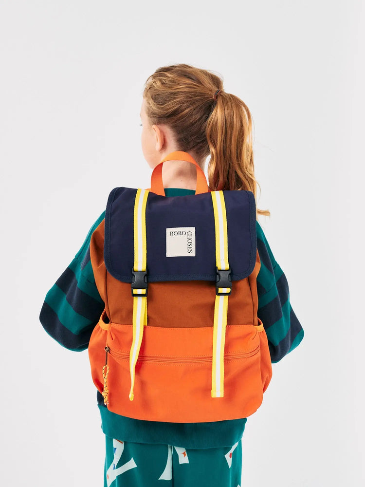 Bobo Choses COLOR BLOCK TECHNIC BACKPACK Multicolor