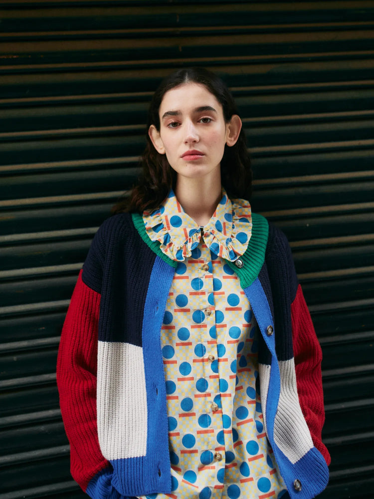 Bobo Choses Color Block cardigan