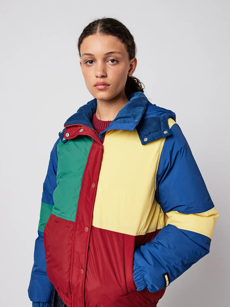 Bobo Choses Color block padded puffer
