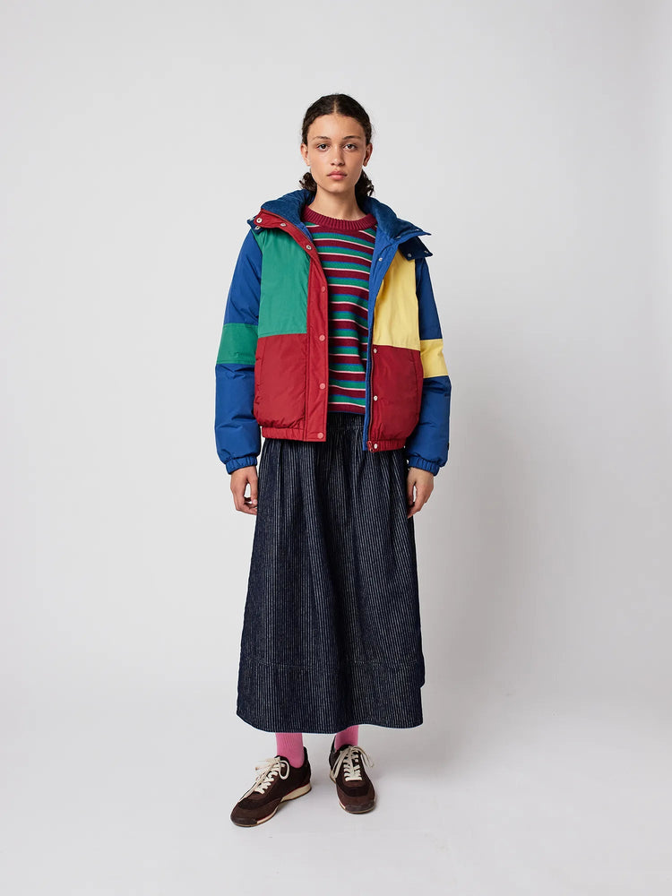 Bobo Choses Color block padded puffer