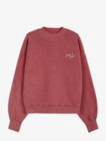 Bobo Choses EMBROIDERY MOCK-NECK SWEATSHIRT Burgundy