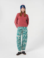 Bobo Choses EMBROIDERY MOCK-NECK SWEATSHIRT Burgundy