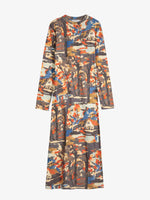 Bobo Choses Forest House pattern straight dress