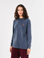 Bobo Choses FOX EMBROIDERY LONG SLEEVE T-SHIRT Midnight Blue