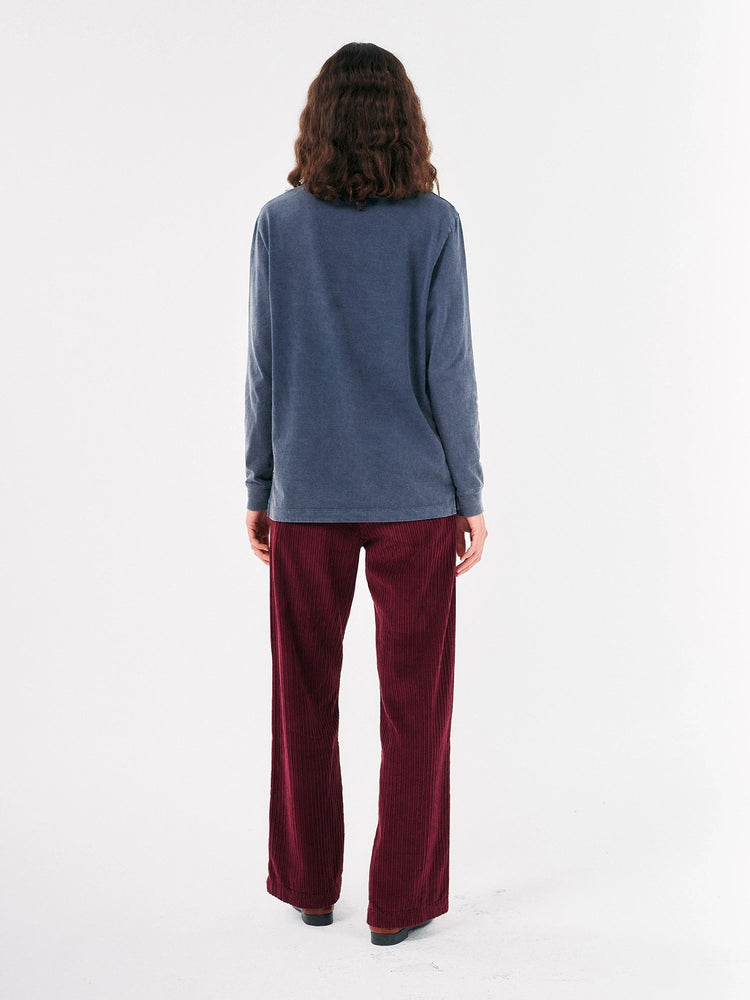 Bobo Choses FOX EMBROIDERY LONG SLEEVE T-SHIRT Midnight Blue