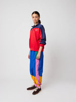 Bobo Choses Half zip color block sweatshirt - Red