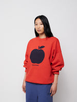 Bobo Choses POMA RELAXED SWEATSHIRT Red