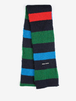 Bobo Choses Striped knitted scarf