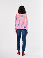 Bobo Choses WONDER HORSE PRINT GATHERED SHIRT Pink