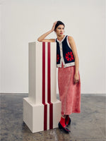 Bobo Choses Wrapped cotton skirt - Red