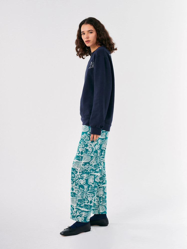 Bobo Choses THE END UNISEX SWEATSHIRT Midnight Blue