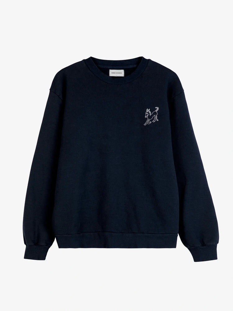 Bobo Choses THE END UNISEX SWEATSHIRT Midnight Blue
