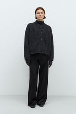 Cordera BABY ALPACA CARDIGAN - Anthracite
