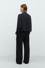 Cordera BABY ALPACA POLO SWEATER - Anthracite