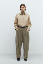 Cordera CORDUROY BAGGY PANTS SAGE - Sage