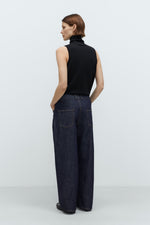 Cordera DENIM STRAIGHT PANTS - Indigo