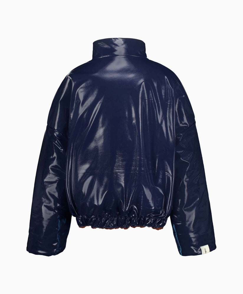 Collectors Club JAKARTA JACKET Glossy Midnight Blue / Mocha