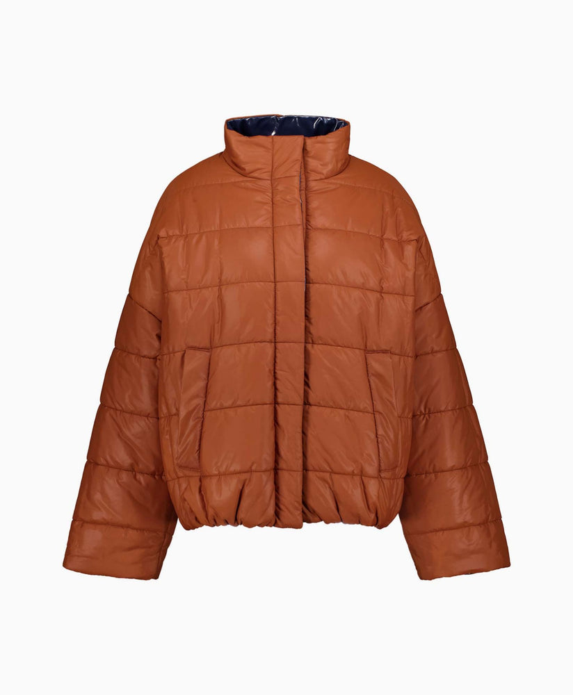Collectors Club JAKARTA JACKET Glossy Midnight Blue / Mocha