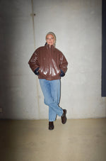 Collectors Club JAKARTA reversible Jacket - Chocolate/Navy
