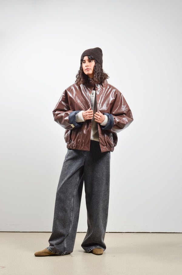 Collectors Club JAKARTA reversible Jacket - Chocolate/Navy