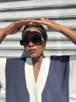 Collectors Club Kite cardigan - Navy/Ecru