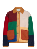Bobo Choses Color Block sheepskin jacket