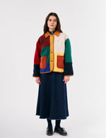 Bobo Choses Color Block sheepskin jacket