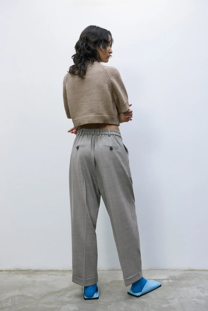 Cordera TAILORING MASCULINE PANTS GREY