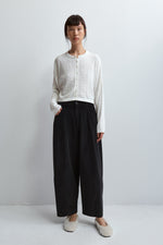 Cordera CORDUROY BAGGY PANTS BLACK