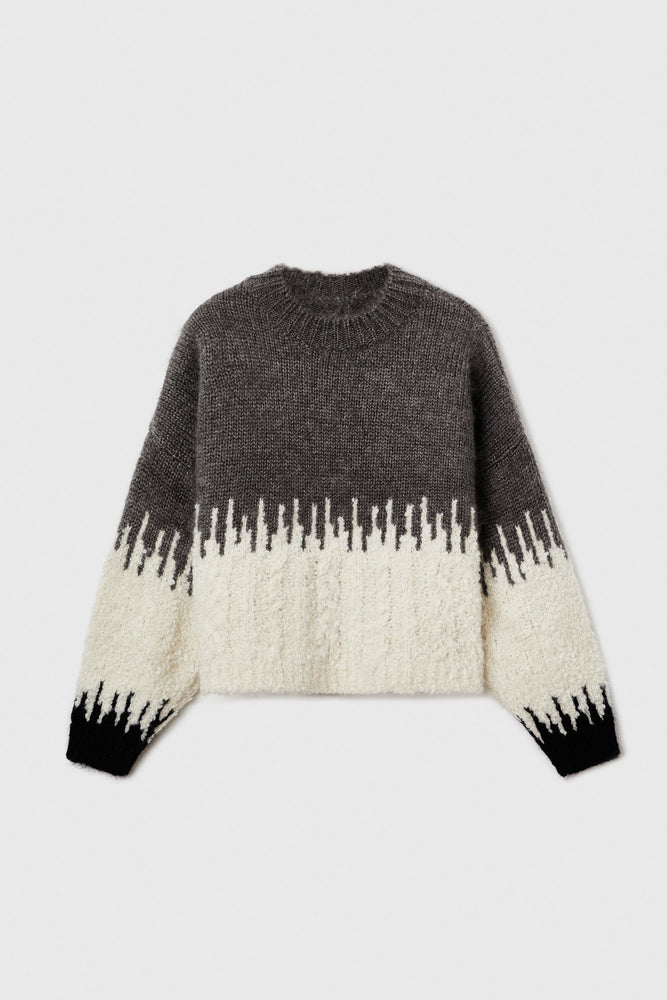 Cordera SILK & MOHAIR TEXTURE SWEATER