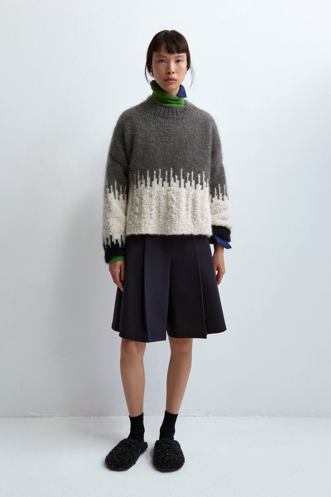 Cordera SILK & MOHAIR TEXTURE SWEATER