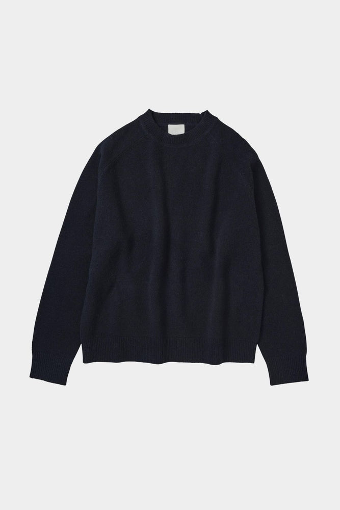 FUB Lambswool Crewneck Dark Navy