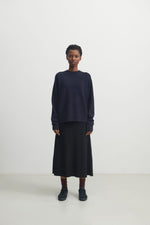 FUB Lambswool Crewneck Dark Navy
