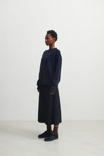 FUB Lambswool Crewneck Dark Navy