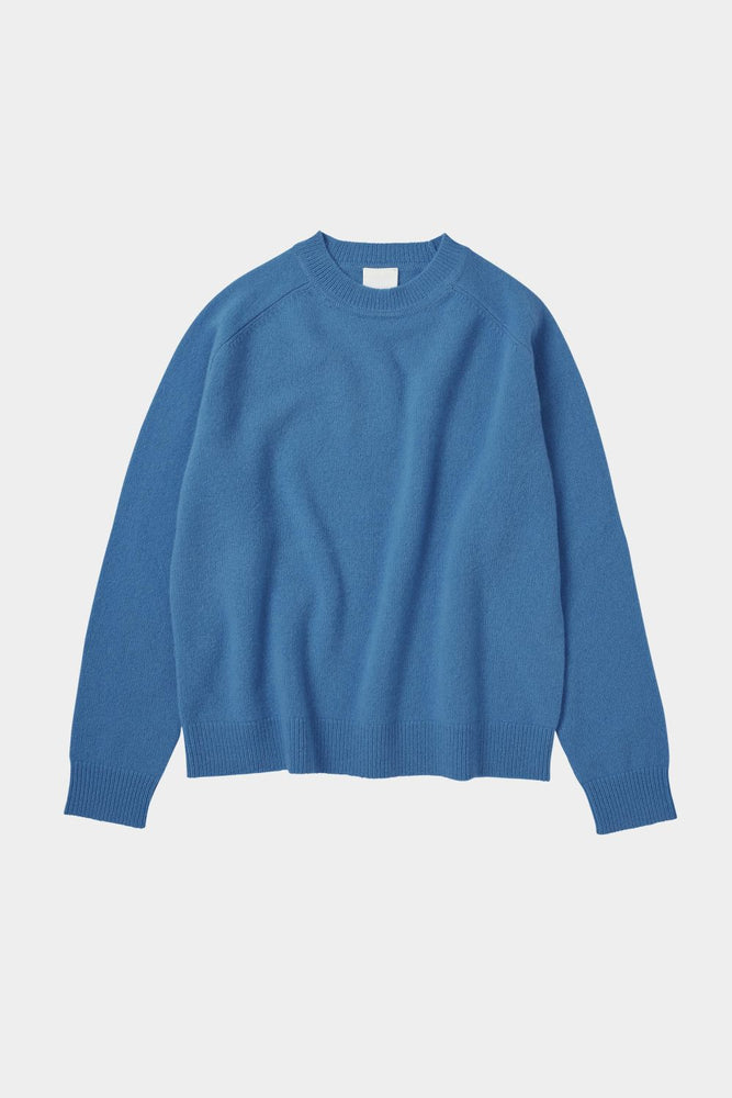 FUB Lambswool Crewneck Deep Sky Melange