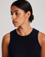 Gai + Lisva ALBERTE WOOL TOP - MIDNIGHT BLUE