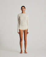 Gai + Lisva THYRA WOOL TOP - OFF WHITE