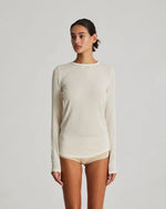 Gai + Lisva THYRA WOOL TOP - OFF WHITE