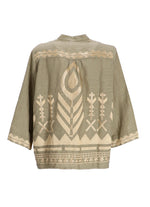 Greek Archaic Kori Blouse Tea Gold