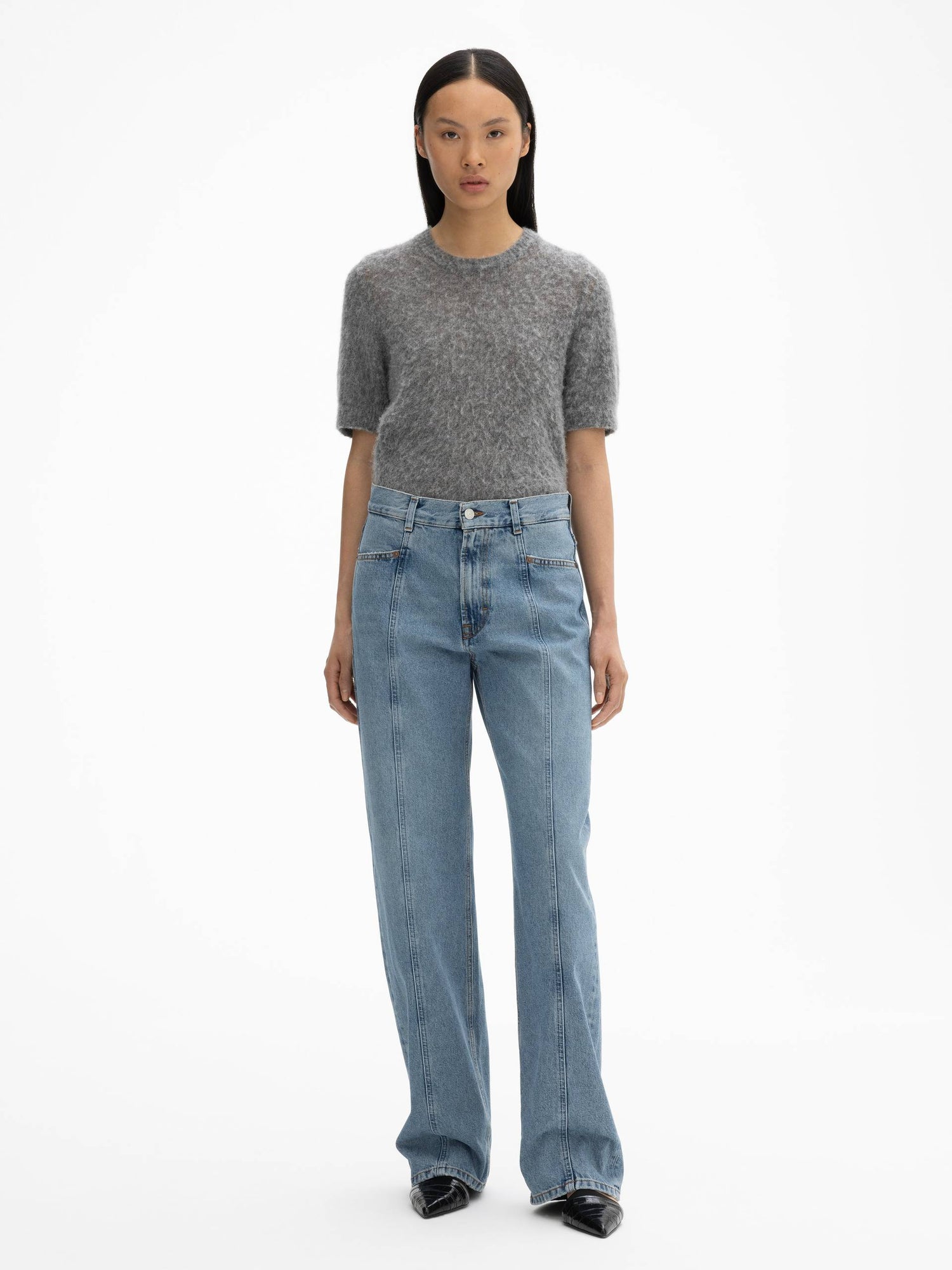 House of Dagmar Loose Fit Denim Light Blue – Peony Rouge