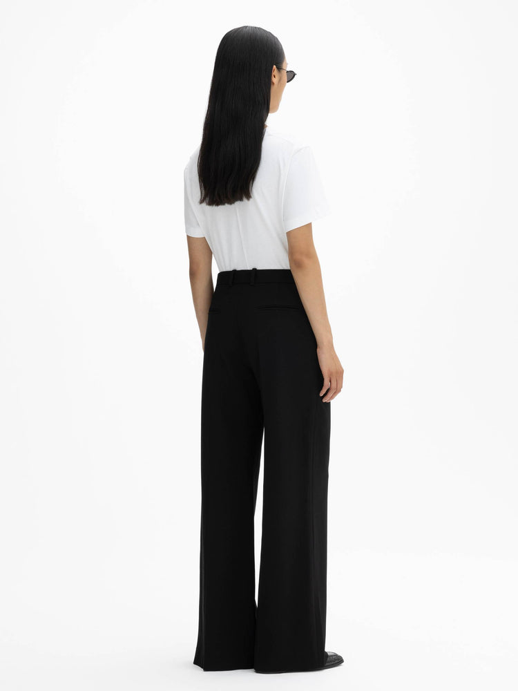 House of Dagmar Wide Leg Trousers Black
