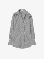House of Dagmar Asymmetric Shirt Black White
