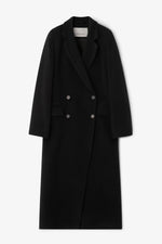 House of Dagmar Double Breasted Coat Black