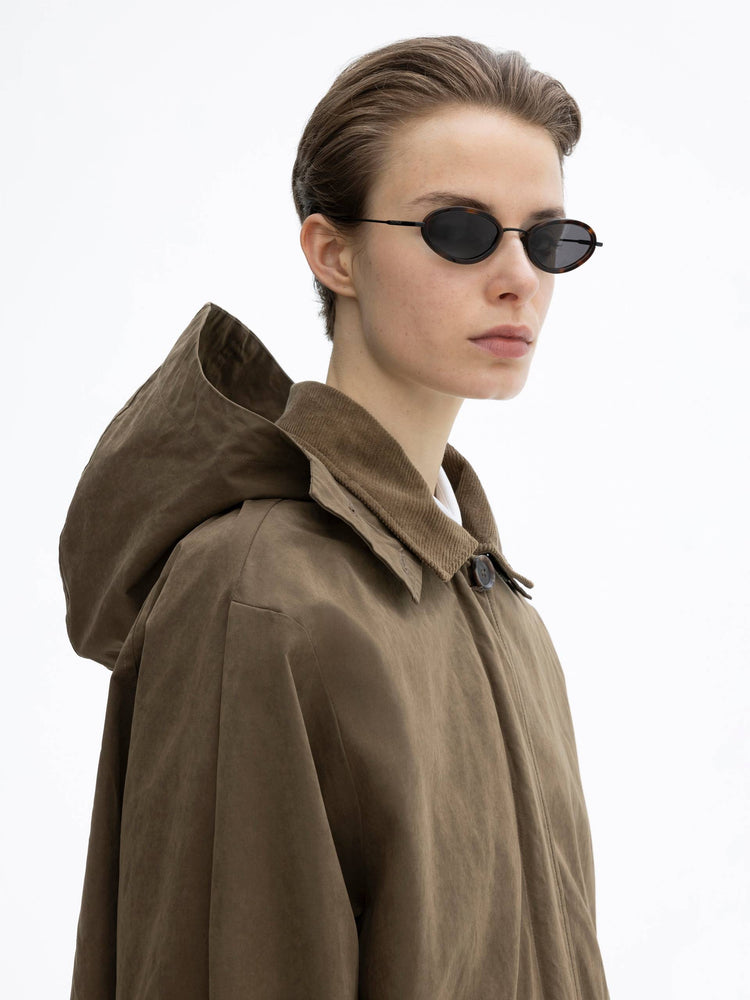 House of Dagmar Oversized Parka Cardamom Brown