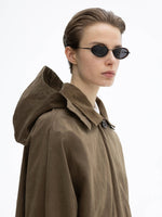 House of Dagmar Oversized Parka Cardamom Brown