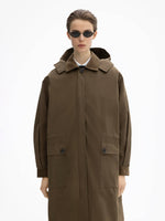 House of Dagmar Oversized Parka Cardamom Brown