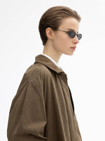 House of Dagmar Oversized Parka Cardamom Brown