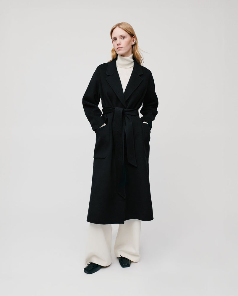 IVY OAK - Celia double face coat - Black