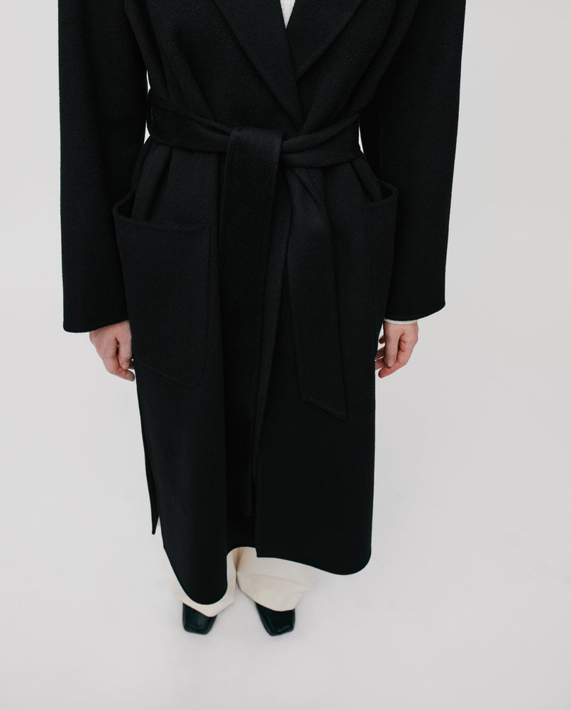 IVY OAK - Celia double face coat - Black